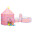 Bild 3 vidaXL Spielzelt für Kinder Rosa 301x120x128 cm