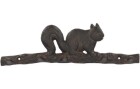 Esschert Design Wandhaken Eichhörnchen auf Ast Dunkelbraun, 36.4 x 10.7