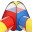 Bild 6 vidaXL Kinder-Spielzelt Mehrfarbig 190x264x90 cm