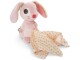 My First Nici Schmusetuch Hase Hopsali mit Mulltuch 13 cm, Material