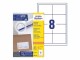 Avery Zweckform Universal - Paper - permanent adhesive - white