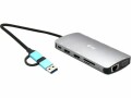 i-tec USB-C Metal Nano Dock 3xDisplay+PD, I-TEC USB-C, Metal