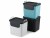 Image 1 Rotho Recyclingbehälter Jive 30 l, Hellblau/Schwarz/Weiss