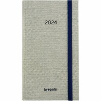 BREPOLS Agenda Notavision Barista 2024 26.3.1401 blau, 1W/2S, 9x16cm