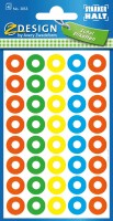 AVERY ZWECKFORM Sticker Verst.Ringe 8.4x16cm 3055Z farbig 4 Bogen, 160
