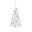 Bild 0 vidaXL Künstlicher Halb-Weihnachtsbaum Beleuchtung Kugeln Weiß 150 cm