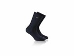 Rohner Socks Socken Platin Dunkelblau, Grundfarbe: Blau, Detailfarbe