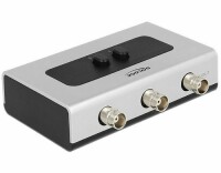 DeLock Switchbox BNC, 2 Port, Anzahl Eingänge: 2 ×