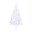Bild 3 vidaXL Künstlicher Halb-Weihnachtsbaum Beleuchtung Kugeln Weiß 120 cm