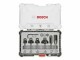 Bosch Professional Fräserset 6-mm-Schaft, 6-teilig, Zubehörtyp: Fräser, Set