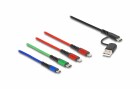 DeLock USB-Ladekabel USB A/USB C - 2x Lightning/Micro-USB B/USB