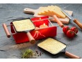 TTM Teelicht-Raclette Twiny Cheese Valais Braun/Rot