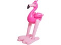 Folat Partyaccessoire Aufblasbarer Flamingo Pink