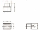 DeLock SFP Port Blindstecker, 10 Stück, mit