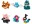 Image 0 Nanoblock Mininano Pokémon Normal Gift Box, Anzahl Teile