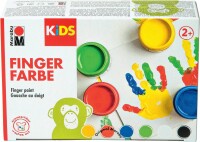 MARABU Kids Fingerfarben 030300081 6 Farben, Ausverkauft