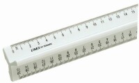 LINEX     LINEX Lineal mit Griffleiste 30cm 100412017 weiss, Kein