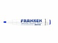 Franken Whiteboard-Marker 1-3 mm, Blau, Oberfläche: Whiteboard