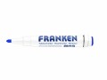 Franken Whiteboard-Marker 1-3 mm, Blau, Strichstärke: 3 mm