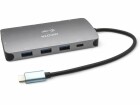 Dicota Dockingstation Dockingstation USB-C 10-in-1 PD 100W, Ladefunktion: Ja