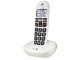 Doro Schnurlostelefon PhoneEasy 110 Weiss, Touchscreen: Nein