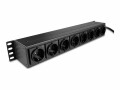 LINDY 8 Way Schuko PDU, with switches