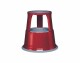 WEDO Rollhocker Step Metall, Rot, Detailfarbe: Rot, Anzahl