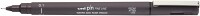 UNI-BALL  Fineliner Pin 0.1mm PIN01-200(S) Dark Grey dunkelgrau, Kein