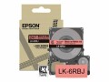 Epson LabelWorks LK-6RBJ - Schwarz auf Mattrot - Rolle