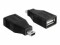 Bild 0 DeLock USB 2.0 Adapter USB-A Buchse - USB-MiniB Stecker