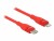 Bild 3 DeLock USB-Kabel USB C - Lightning 0.5 m, Rot