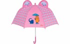 Playshoes 3D Regenschirm, die Maus & Elefant / rosa