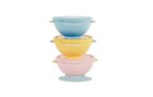 Badabulle Funcolor Bowls, mit Deckel & Saugnapf 3er-Set