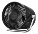 DELTACO   USB Fan, 3 Speeds - FT772     Black