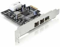 DeLock PCI-Express-Karte FireWire- 2x FW B + 1x FW