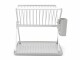 Brabantia Abtropfgestell Sink side Grau, Tiefe: 33 cm, Breite