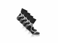 Rohner Socks Runningsocken Grau/Schwarz 2er-Pack, Grundfarbe: Grau