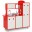 Bild 3 vidaXL Spielküche Kinder MDF 84x31x89 cm Rot