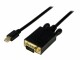 StarTech.com - 15 ft DisplayPort to VGA Adapter Cable - DP to VGA Video Converter - Active DisplayPort to VGA Cable for PC 1920x1200 - Black (DP2VGAMM15B)