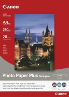 Canon Photo Paper Plus 260g A4 SG201A4 PIXMA, semi-glossy