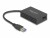 Bild 1 DeLock Netzwerk-Adapter USB-A ? SFP 1Gbps Schwarz