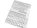supermagnete Haftmagnet Buchstaben A4, 120 Zeichen, Detailfarbe