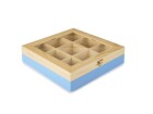 Ibili Teebeutel-Box 9 ×, Blau, Detailfarbe: Braun, Blau, Anzahl