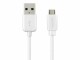 Image 2 deleyCON USB2.0 Kabel, A - MicroB, 3m, WS