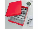 Leitz Archivschachtel WOW A7, metallic Rot, Breite: 28.1 cm