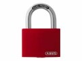 Abus Vorhängeschloss T65AL/40 Rot Aluminium, Schlossart