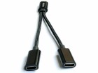 Alldock USB-Kabel Spliter USB C - USB C 0.12