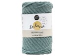 lalana Wolle Makramee Rope 3 mm, 330 g, Blaugrau