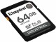Kingston 64GB SDXC Industrial C10 UHS-I, KINGSTON 64GB, SDXC