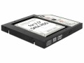 DeLock DVD-Schacht Adapter für 2.5" SATA SSD für 2.5